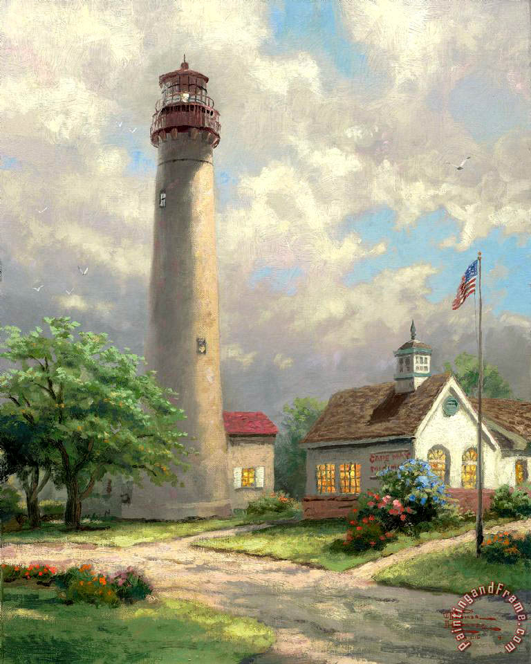 768x960 Thomas Kinkade Cape May Light Painting - Cape Painting
