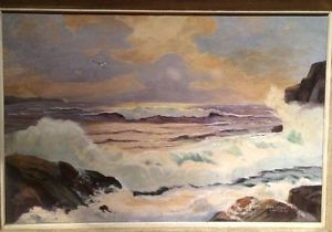 300x210 Vernon Coleman Seascape Painting Cape Cod Barnstable Listed Artist - Cape Painting