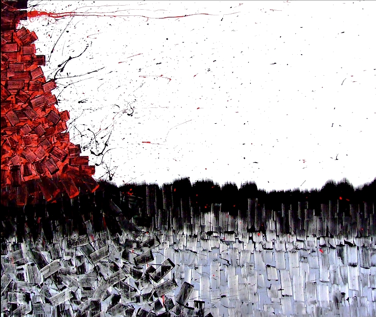 736x620 Italian Painting, The Fall Of Capitalism - Capitalism Painting