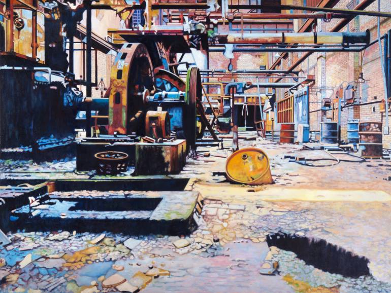 770x578 Saatchi Art Cadaver Of Capitalism Painting By Morgan Craig - Capitalism Painting