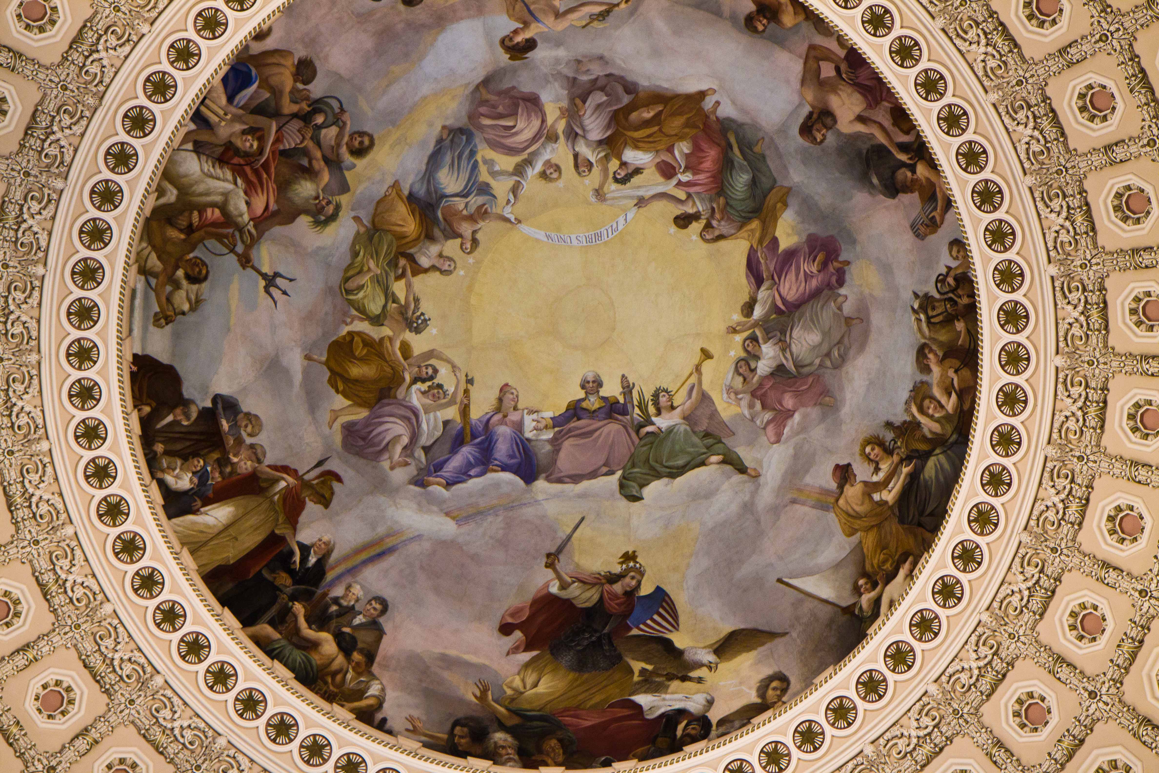 4752x3168 Capitol Wall Painting World In Your Eyes - Capitol Building Painting