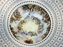 220x165 The Apotheosis Of Washington - Capitol Building Painting