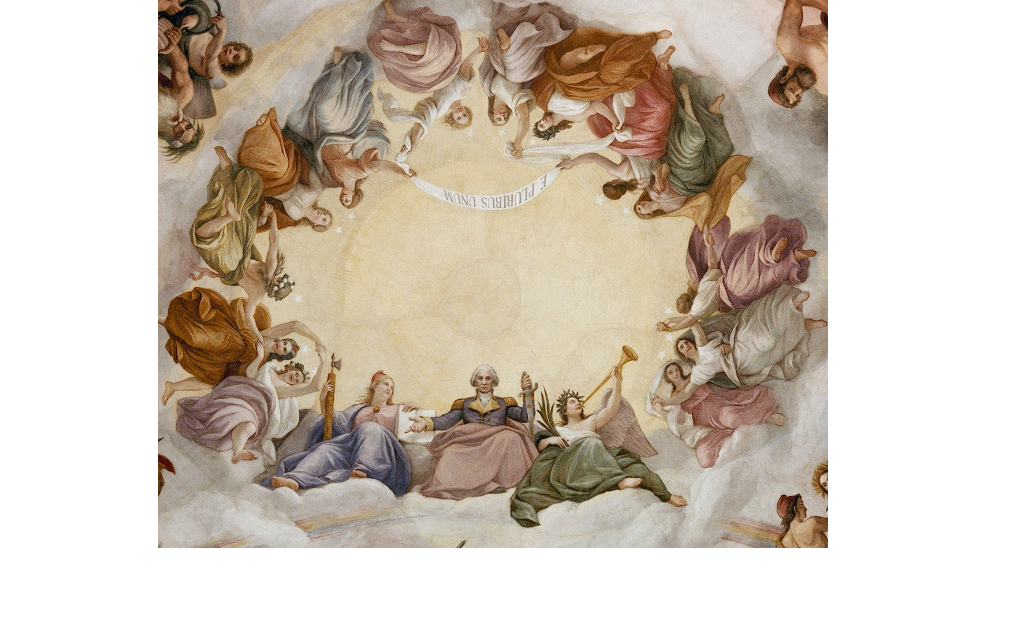 1016x637 You Are Standing In The Rotunda Of The U.s. Capitol - Capitol Dome Painting