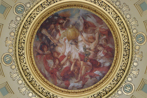 500x333 Capitol Dome Painting A View Of Painting - Capitol Dome Painting