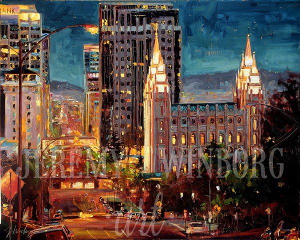 600x480 View From Capitol Hill Print - Capitol Hill Painting