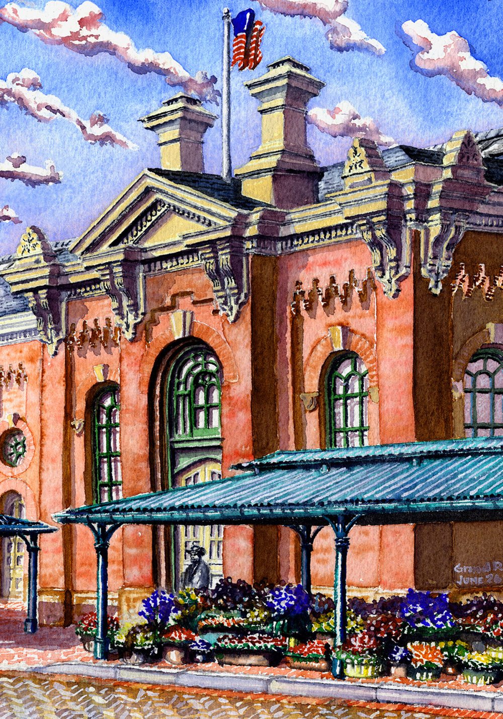 1000x1429 Capitol Hill - Capitol Hill Painting