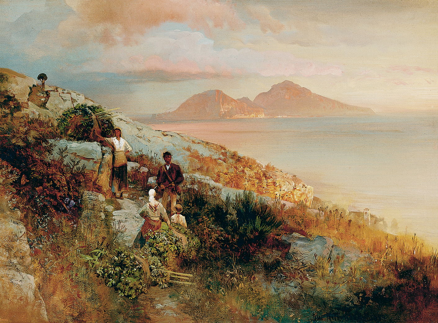 1412x1041 Coast Wintering In Capri 2, From 1881 The Eclectic Light Company - Capri Painting