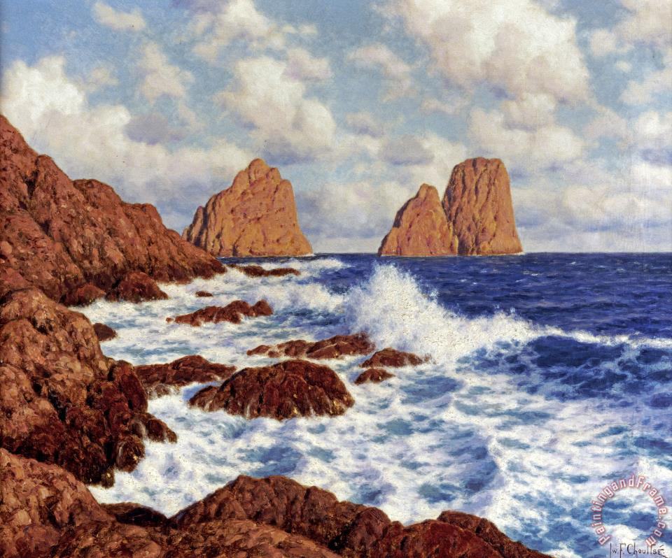960x798 Ivan Choultse The Rocks - Capri Painting