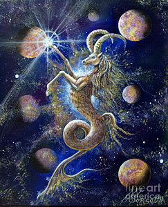 243x300 Capricorn Painting By Sergey Malkov - Capricorn Painting