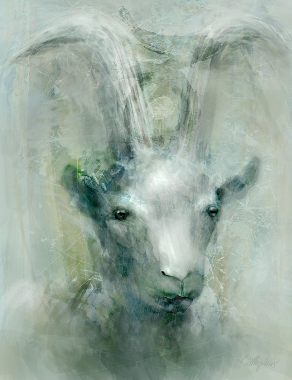 600x780 Capricorn By Daywish - Capricorn Painting