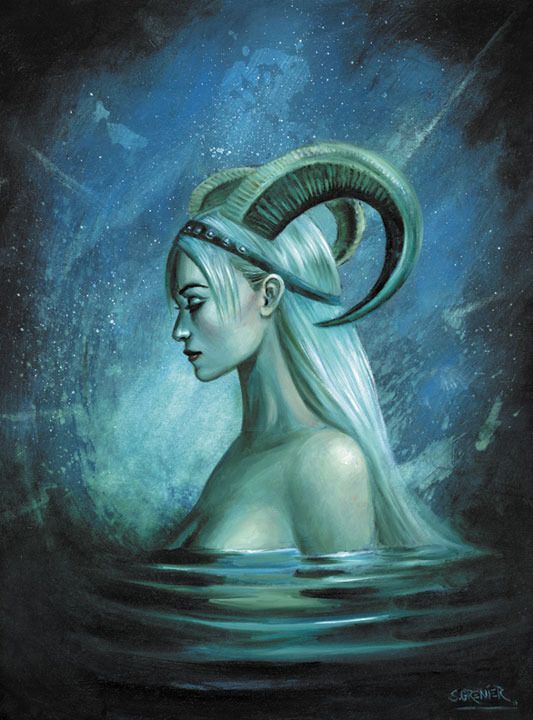 533x720 Los Doce Misterios Del Amor. Capricorniolas Almas De Capricornio - Capricorn Painting