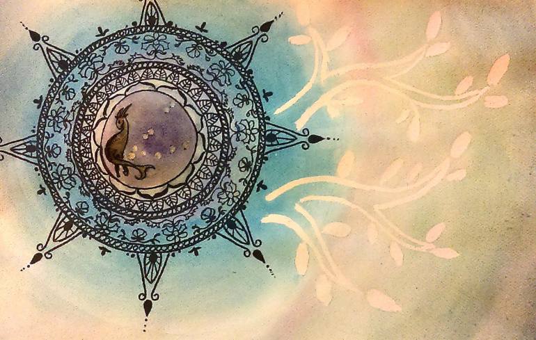 770x489 Saatchi Art Capricorn Painting By Jen Hallbrown - Capricorn Painting