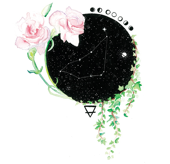 576x555 Zodiac Exploration - Capricorn Painting