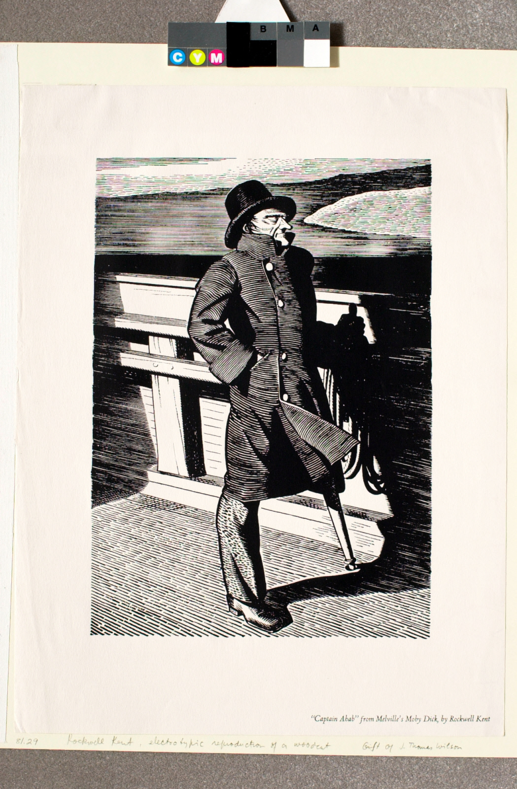 1049x1600 Clark Art - Captain Ahab Painting