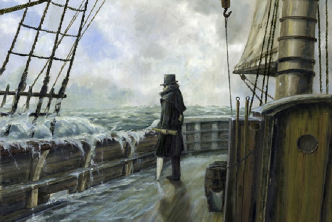 647x434 Make Captain Ahab American Again - Captain Ahab Painting