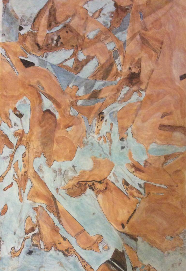 770x1123 Saatchi Art A Rational Conversation Between A Captain Ahab - Captain Ahab Painting