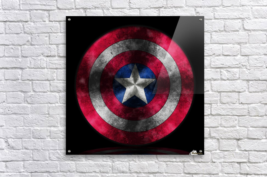 933x617 Captain America Shield Digital Painting - Captain America Painting