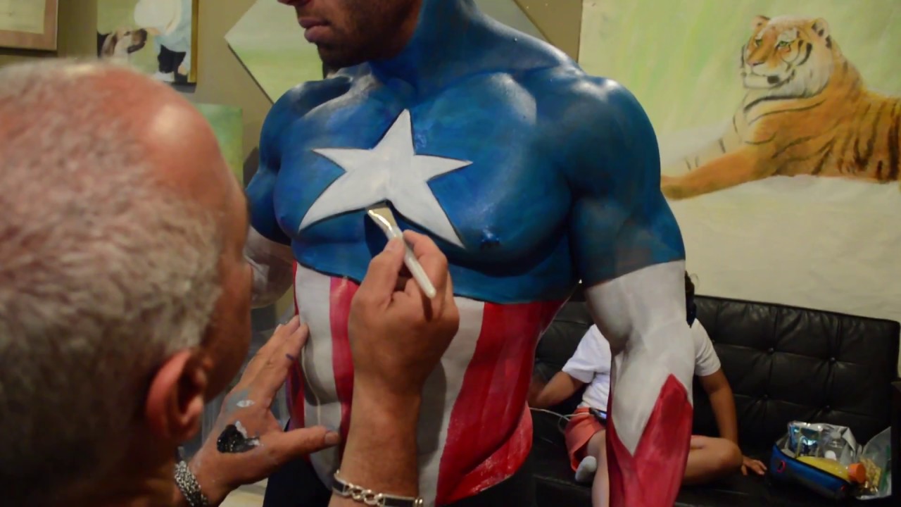 1280x720 Captain America - Captain America Painting