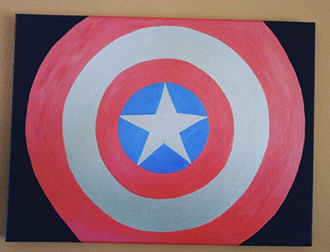 Captain America Shield Painting at PaintingValley.com | Explore