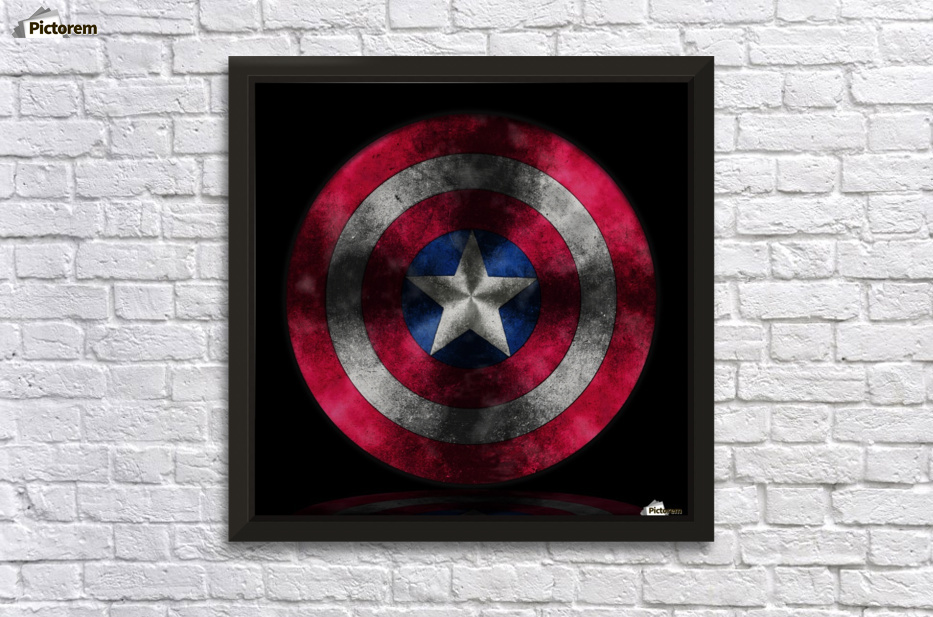 Captain America Shield Painting at PaintingValley.com | Explore