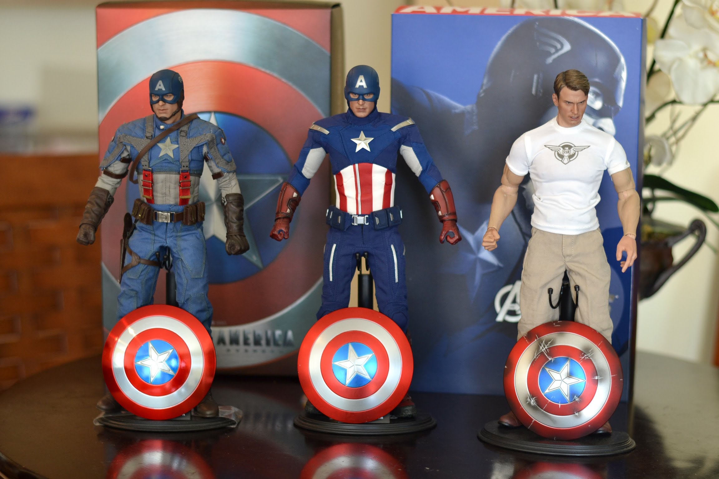 2304x1536 Hot Toys Captain America Shield Clear Seal Mod Fix For Cracked - Captain America Shield Painting
