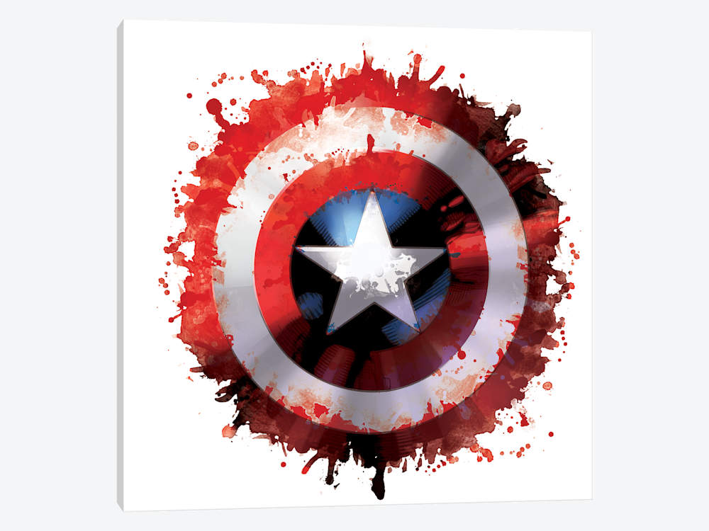 Captain America Shield Painting at PaintingValley.com | Explore