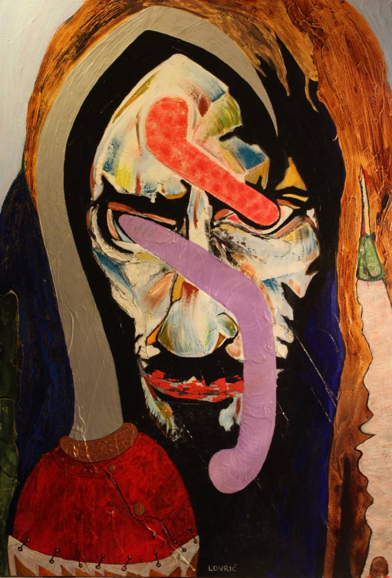 770x1135 Saatchi Art Captain Hook Painting By Ivica Lovric - Captain Hook Painting