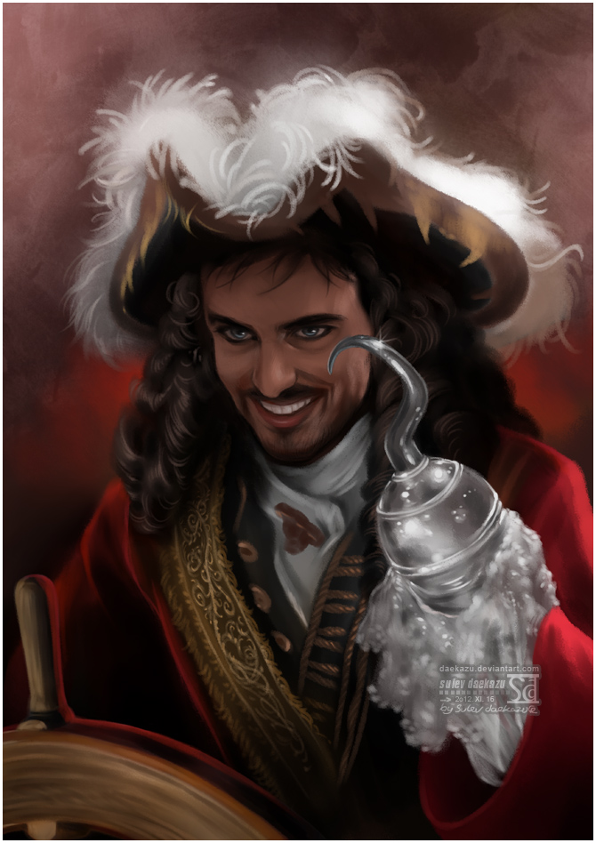 670x948 Captain Hook Killian Jones By Daekazu - Captain Hook Painting