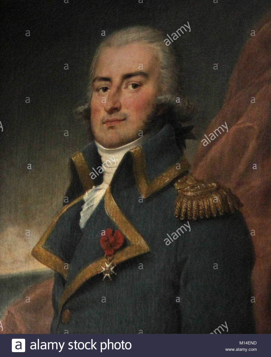 1055x1390 Oil Canvas Painting Portrait Of Captain Laurent Jean Francois - Captain Painting