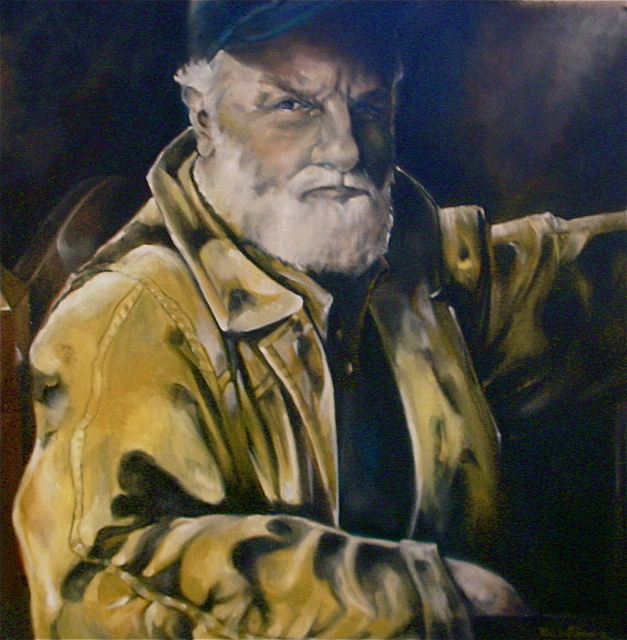 881x900 Sea Captain. Painting By Ralph Lederman - Captain Painting
