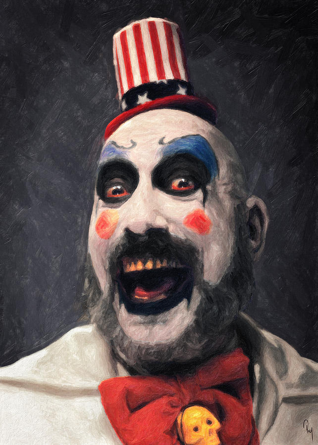 642x900 Captain Spaulding Painting By Zapista - Captain Spaulding Painting