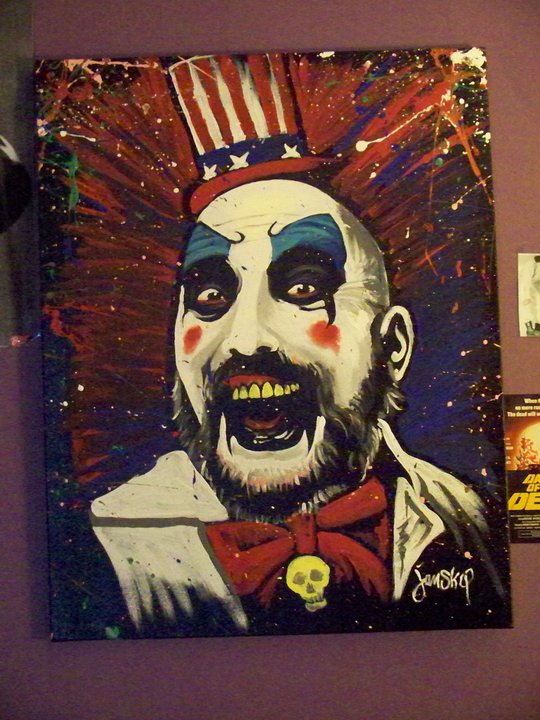 540x720 Captain Spaulding By Thisisexile24 - Captain Spaulding Painting