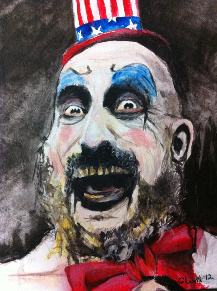 764x1024 Captain Spaulding By Zombies Plaything - Captain Spaulding Painting