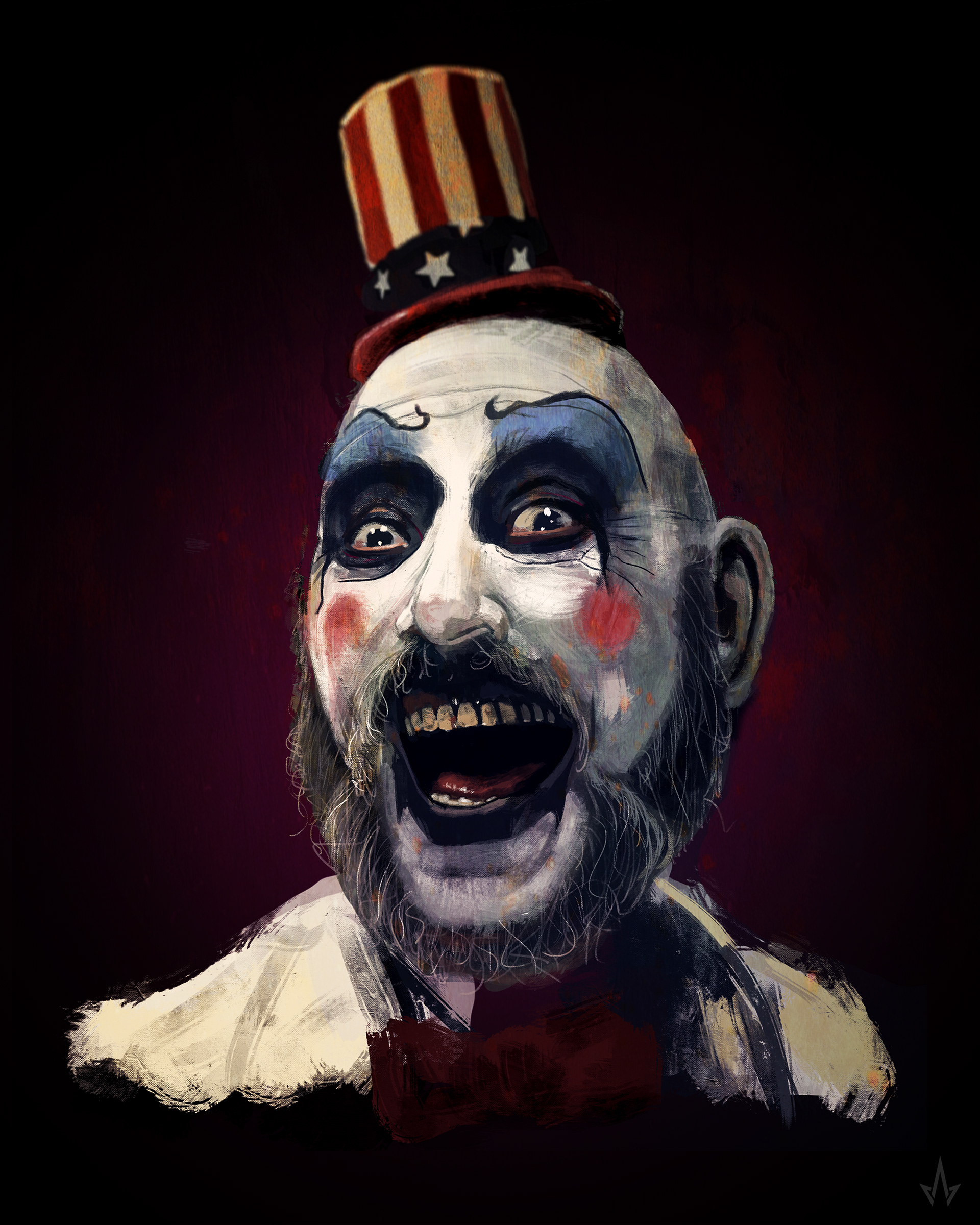 1920x2400 Clutch Art Design - Captain Spaulding Painting