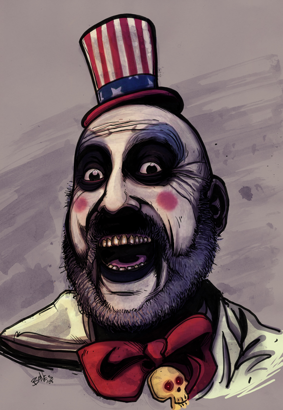 582x844 Delightful Spaulding - Captain Spaulding Painting