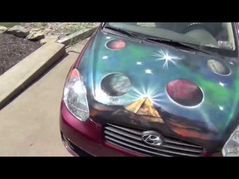 480x360 Spray Paint Art - Car Art Painting
