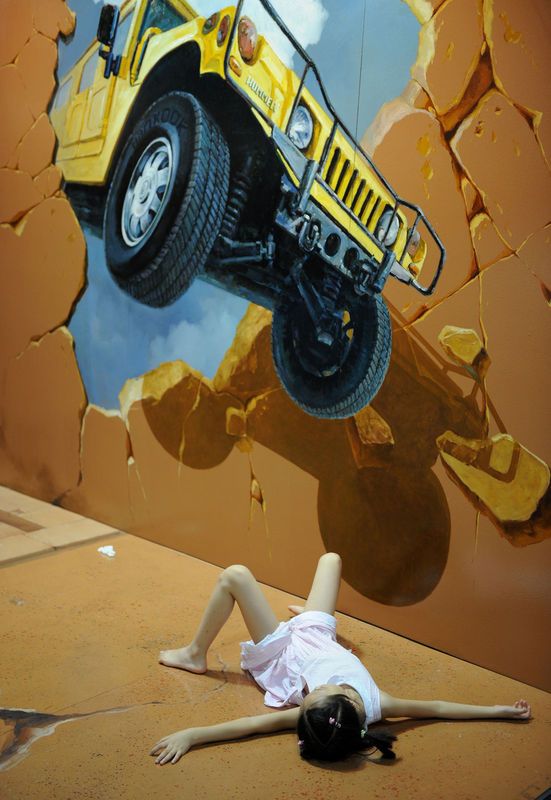551x800 35 Best 3d Paintings In Hangzhou Images On Hangzhou - Car Crash Painting