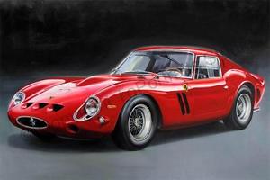 300x200 Ferrari 250 Gto 1962 - Car Oil Painting