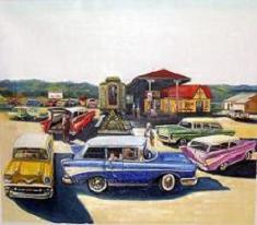 235x206 Car Canvas Art Cars Oil Painting Cars Oils Paintings Motorcycles - Car Oil Painting