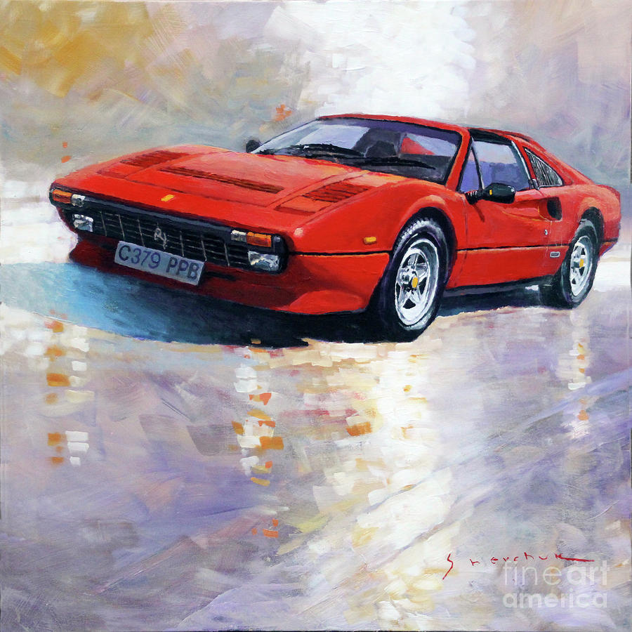 car oil painting for sale