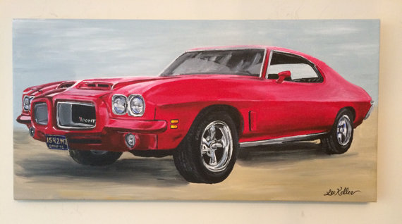 570x318 Custom Car Painting. Car Or Truck Painting On Canvas. Side - Car Painting Canvas
