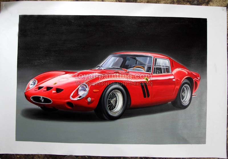 800x558 Paint Realistically Paintings - Car Painting Canvas