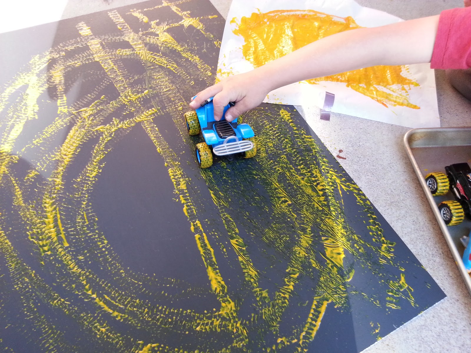 1600x1200 Painting With Cars Choices For Children - Car Painting For Toddlers