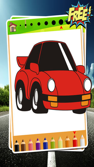 300x533 Car Coloring Book - Car Painting For Toddlers