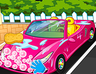 196x151 Convertible Car Wash - Car Painting Games