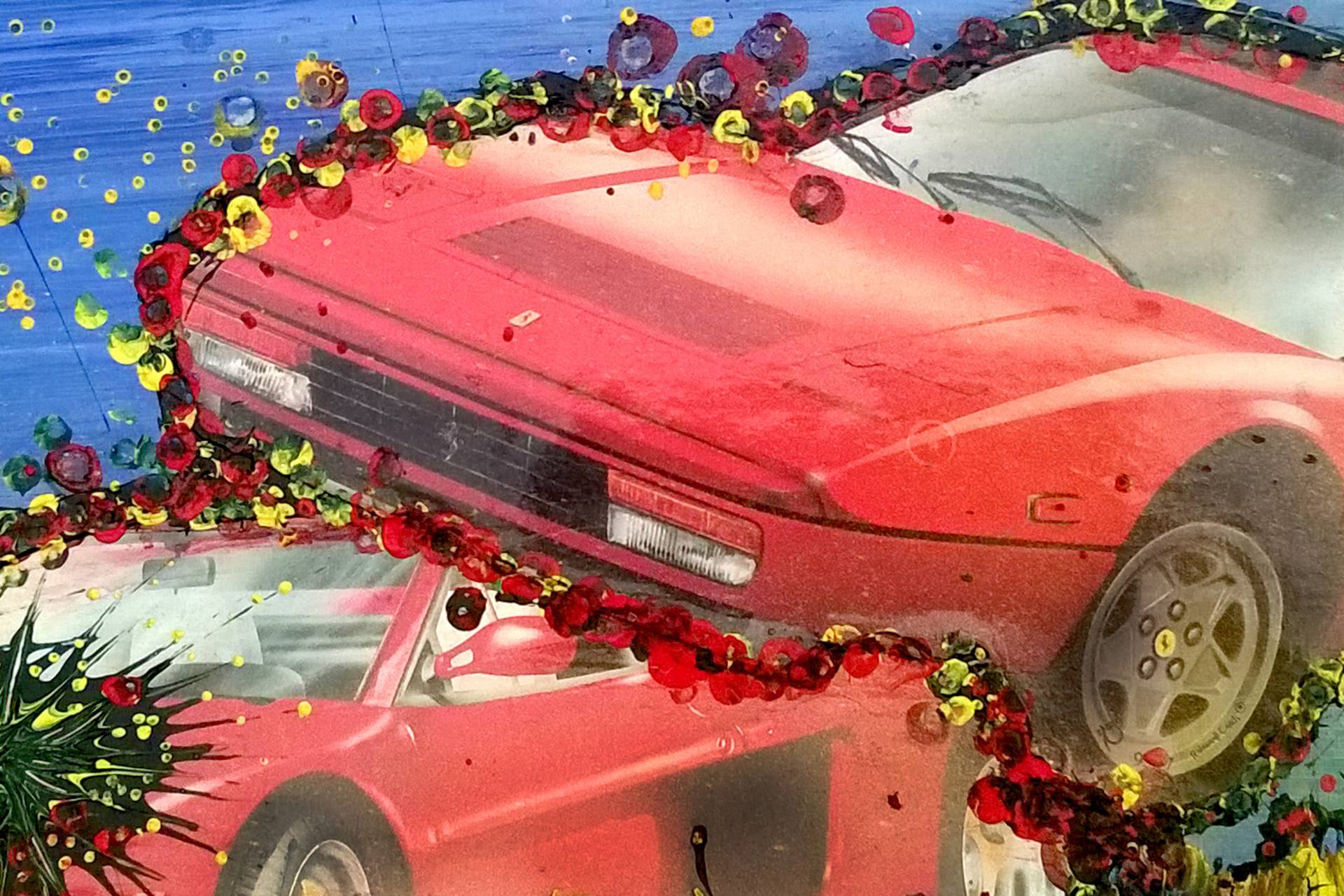 1920x1280 Saatchi Art Marriage Games Of Our Cars Painting By Tetiana Ta - Car Painting Games