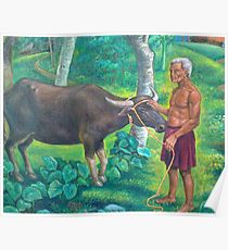 210x230 Carabao Painting Amp Mixed Media Posters Redbubble - Carabao Painting
