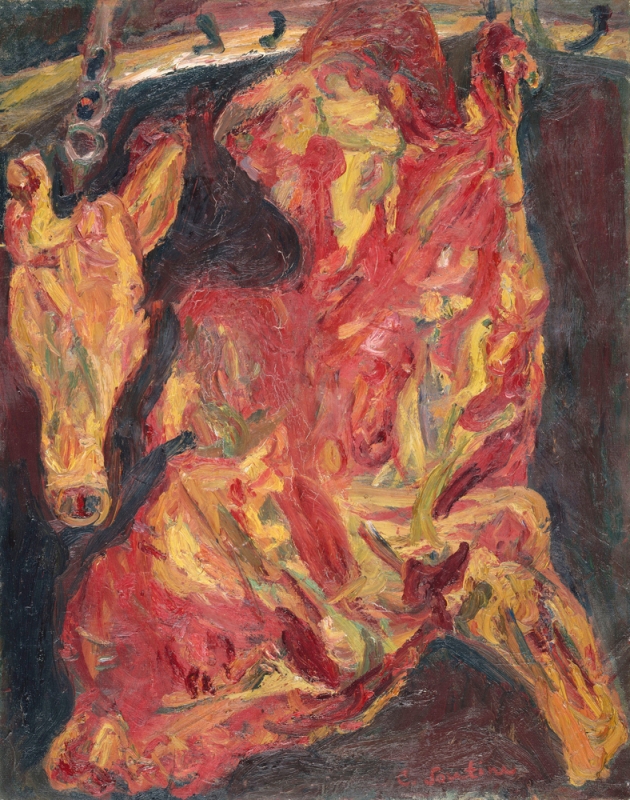 630x800 Side Of Beef And Calf's Head De L'Orangerie - Carcass Painting