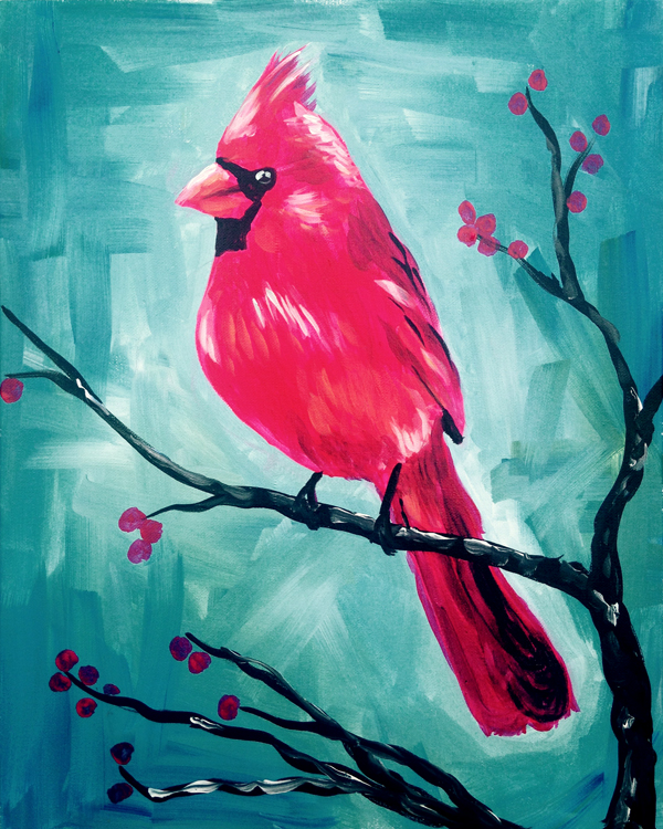 600x750 Concetta's Italian Restaurant 01072018 Paint Nite Event - Cardinal Painting
