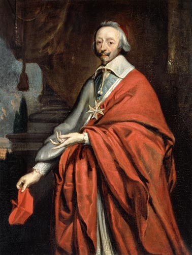 378x500 Cardinal De Richelieu - Cardinal Richelieu Painting